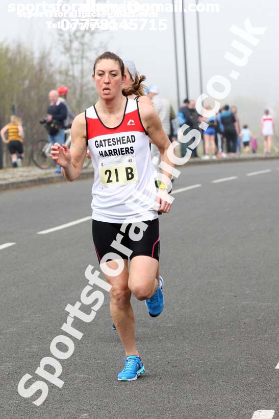 Senior womens 2019 Elswick Harirers Good Friday Road Relay, Newburn, Newcastle. Photo:  David T. Hewitson/Sports for All Pics